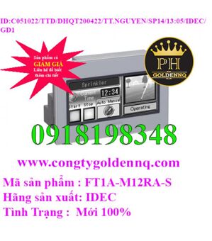 Bộ lập trình PLC Idec FT1A-M12RA-S