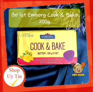 Bơ lạt Cook & Bake Emborg 200gr