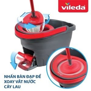 Bộ lau nhà Vileda Turbo Easywring & Clean Colors