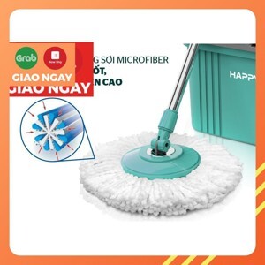 Bộ lau nhà xoay 360 độ Sunhouse Happy time KH-CL330S