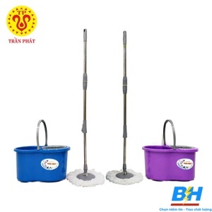 BỘ LAU NHÀ XOAY TAY TRẦN PHÁT TP905