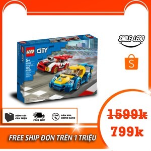 Bộ Lego City 60256 - Xe đua siêu hạng