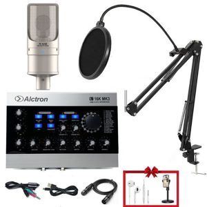 Bộ livestream Alctron U16K MK3 + Micro thu âm Takstar PC-K200