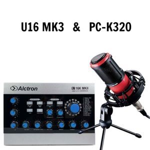 Bộ livestream Alctron U16K MK3 + Micro thu âm Takstar PC-K320