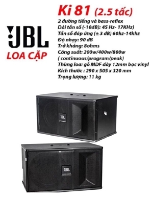 Loa Karaoke JBL KI81(KI-81)