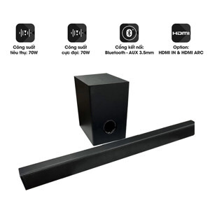 Bộ loa Xiaomi - Gồm Soundbar + Subwoofer