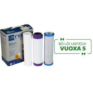 Bộ lõi lọc nước 123 Geyser Vuoxa 5 – Máy lọc nước ion canxi