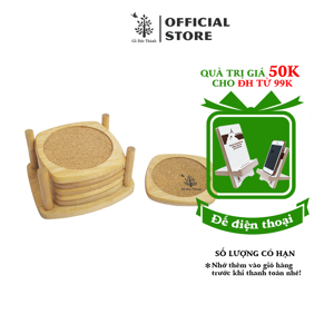 Bộ Lót Ly 6 Cái Gỗ Đức Thành 20171