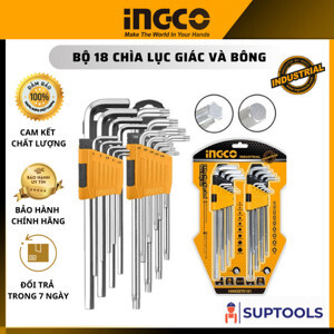 Bộ lục giác 18 chi tiết Ingco HHKSET0181