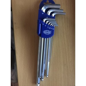 Bộ lục giác 9 cây đầu bi Licota TW-21009A-WM