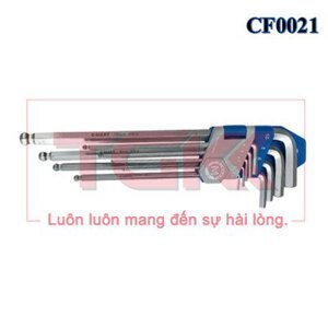 Bộ lục giác 9 chi tiết hệ mét C-Mart F0021