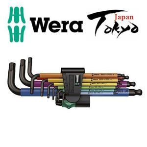 Bộ lục giác 9 chi tiết Wera 05073593001
