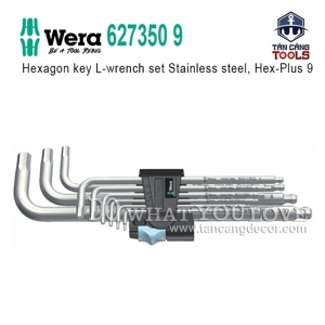Bộ lục giác 9 chi tiết Wera 627350 9