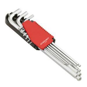Bộ lục giác bi dài 9 chi tiết Endura E1597 (Đỏ đen)