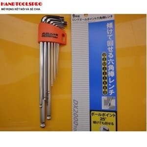 Bộ lục giác bi loại dài 1.5-10mm Asahi AQS0910