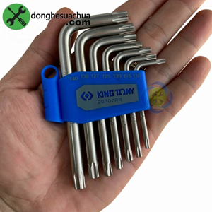 Bộ lục giác bông 7 chi tiết Kingtony 20407PR