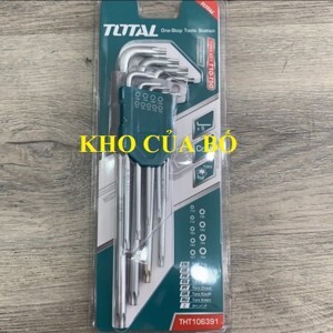 Bộ lục giác bông dài 9 chi tiết Total THT106391