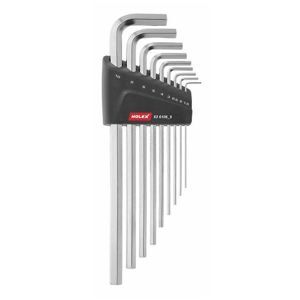 Bộ lục giác đầu bằng Holex 626106 9, 9 chi tiết