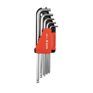 Bộ lục giác đầu bi dài hệ inch Yato YT-5838, 12 chi tiết