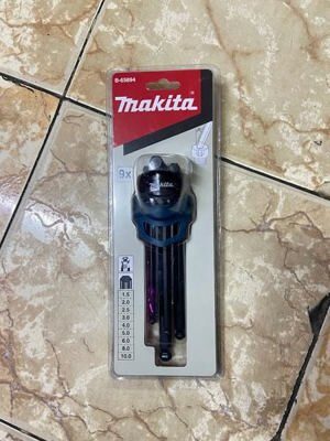 Bộ lục giác đầu bi Makita B-65894, 9 cây