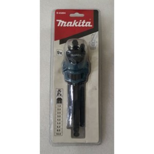 Bộ lục giác đầu bi Makita B-65894, 9 cây
