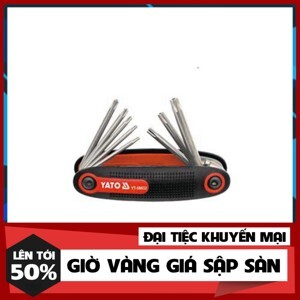 Bộ lục giác đầu sao Yato YT-58832, 9 chi tiết