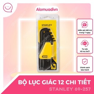 Bộ lục giác hệ inch 12 chi tiết Stanley 69-257