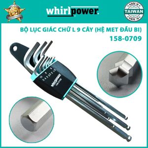 Bộ lục giác hệ mét Whirlpower 158-0709