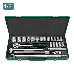 Bộ lục giác mờ 1/2" 24 món Toptul GCAD2403