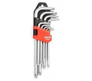 Bộ lục giác sao 6 cạnh hệ mét T10-T50 Yato YT-0512