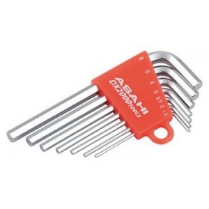 Bộ lục giác thường ngắn 1.5-6mm Asahi AXS0710