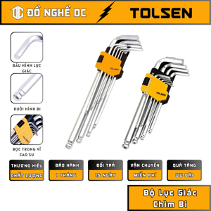 Bộ lục giác Tolsen 20053 - 9 chi tiết