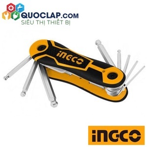 Bộ lục giác xếp 8 chi tiết Ingco HHK14082