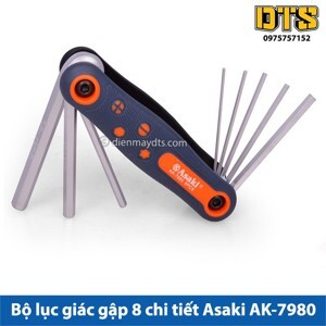 Bộ lục giác xếp Asaki AK-7980