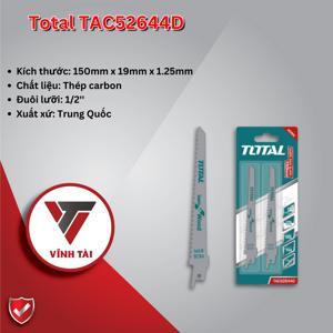 Bộ lưỡi cưa kiếm cưa gỗ 150x19x1.25mm Total TAC52644D