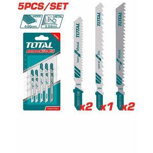Bộ lưỡi cưa lọng 5 chi tiết Total TAC51051