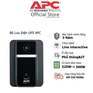 Bộ lưu điện APC BX650LI-MS - 325W, Offline