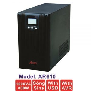 Bộ lưu điện UPS Ares AR610 1000VA