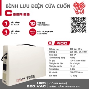 Bộ lưu điện UPS cửa cuốn YH C400