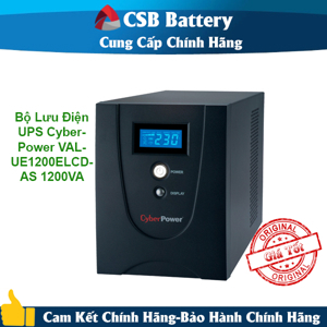 Bộ lưu điện CyberPower Value1200ELCD (Value-1200ELCD/-AS) - 720W, Offline