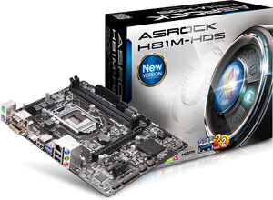 Bo mạch chủ (Mainboard) Asrock H81M-HDS (100% tụ rắn, DVI, HDMI, SATA3, USB 3.0)