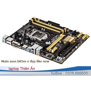 Bo mạch chủ (Mainboard) Asus B85M-E - Socket 1150, Intel B85, 4 x DIMM, Max 32GB, DDR3