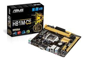 Bo mạch chủ Asus H81M-CS (Chipset Intel H81/ Socket LGA1150/ VGA onboard)