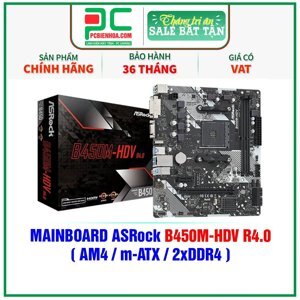 Bo mạch chủ - Mainboard Asrock B450M HDV