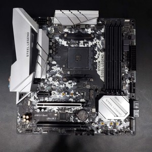 Bo mạch chủ - Mainboard Asrock B450M Steel Legend