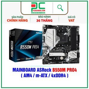 Bo mạch chủ - Mainboard Asrock B550M Pro4