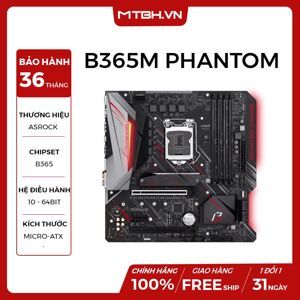 Bo mạch chủ - Mainboard Asrock B365M Phantom Gaming 4