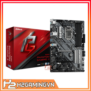 Bo mạch chủ - Mainboard Asrock B460 Phantom Gaming 4