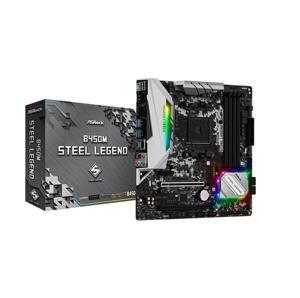 Bo mạch chủ - Mainboard Asrock B450M Steel Legend