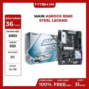Bo mạch chủ - Mainboard Asrock B560 Steel Legend